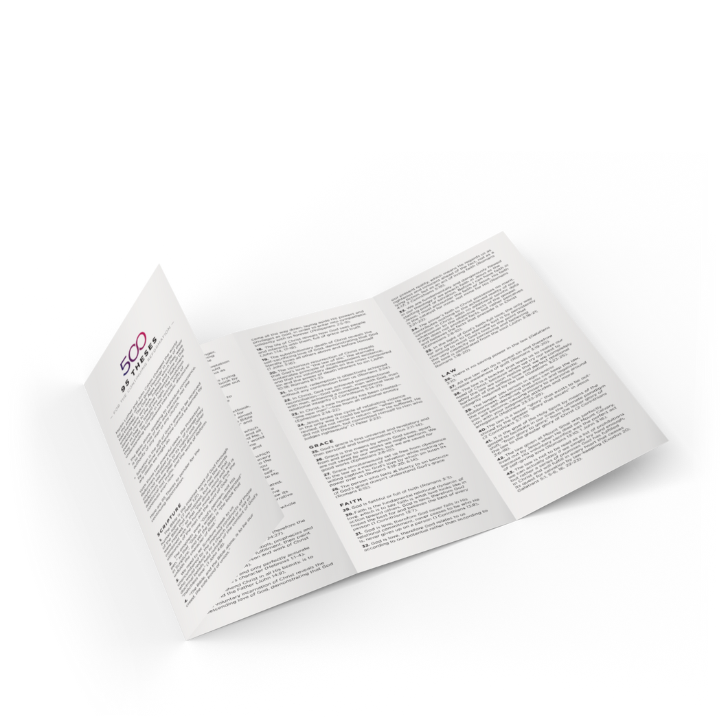 95 Theses for the Continuing Reformation